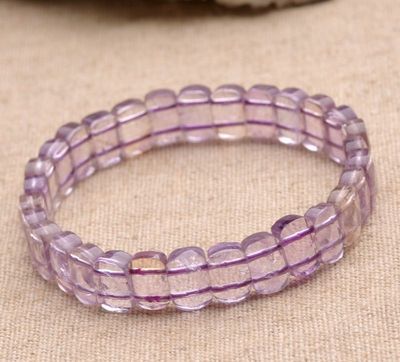 純天然紫黃晶刻面手排 廠家批發尾貨出清的品質之選