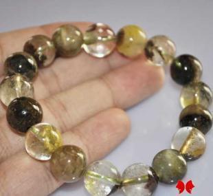 紅動(dòng)珠寶巴西天然白水晶綠幽靈手鏈 聚寶盆水晶的靈性與美學(xué)